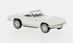 Brekina 18031 - H0 - Chevrolet Corvette C2, offen - weiß